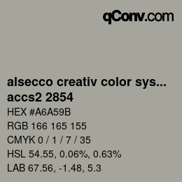 Color code: alsecco creativ color system 2.0 (accs 2.0) - accs2 2854 | qconv.com