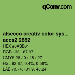 Color code: alsecco creativ color system 2.0 (accs 2.0) - accs2 2862 | qconv.com