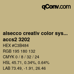 カラーコード: alsecco creativ color system 2.0 (accs 2.0) - accs2 3202 | qconv.com