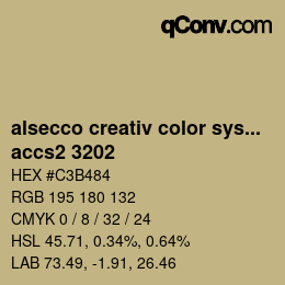 Code couleur: alsecco creativ color system 2.0 (accs 2.0) - accs2 3202 | qconv.com