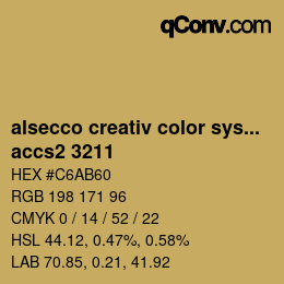 カラーコード: alsecco creativ color system 2.0 (accs 2.0) - accs2 3211 | qconv.com