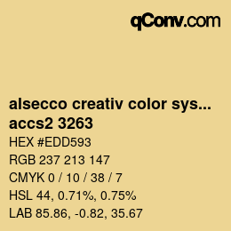 カラーコード: alsecco creativ color system 2.0 (accs 2.0) - accs2 3263 | qconv.com