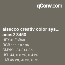 Color code: alsecco creativ color system 2.0 (accs 2.0) - accs2 3450 | qconv.com