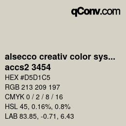 Color code: alsecco creativ color system 2.0 (accs 2.0) - accs2 3454 | qconv.com