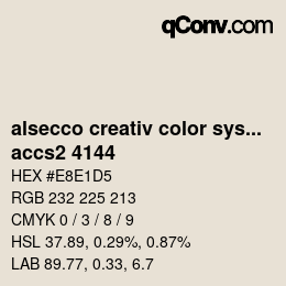 カラーコード: alsecco creativ color system 2.0 (accs 2.0) - accs2 4144 | qconv.com