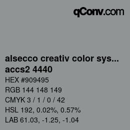 Color code: alsecco creativ color system 2.0 (accs 2.0) - accs2 4440 | qconv.com