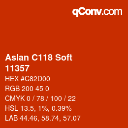 Código de color: Aslan C118 Soft - 11357 | qconv.com