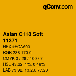 カラーコード: Aslan C118 Soft - 11371 | qconv.com