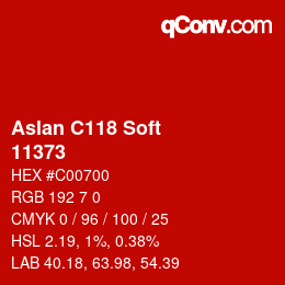 Farbcode: Aslan C118 Soft - 11373 | qconv.com