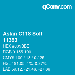 Farbcode: Aslan C118 Soft - 11383 | qconv.com