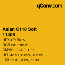 Farbcode: Aslan C118 Soft - 11408 | qconv.com