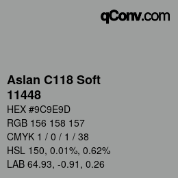 Código de color: Aslan C118 Soft - 11448 | qconv.com