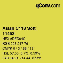 カラーコード: Aslan C118 Soft - 11453 | qconv.com