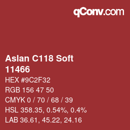 Farbcode: Aslan C118 Soft - 11466 | qconv.com