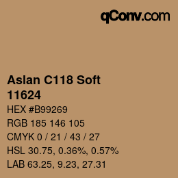 Farbcode: Aslan C118 Soft - 11624 | qconv.com