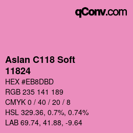 Farbcode: Aslan C118 Soft - 11824 | qconv.com