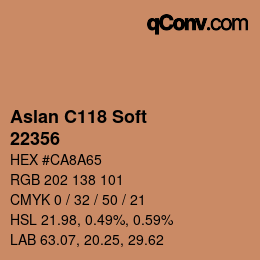 Farbcode: Aslan C118 Soft - 22356 | qconv.com