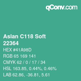 Farbcode: Aslan C118 Soft - 22364 | qconv.com