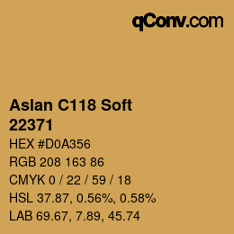 Farbcode: Aslan C118 Soft - 22371 | qconv.com