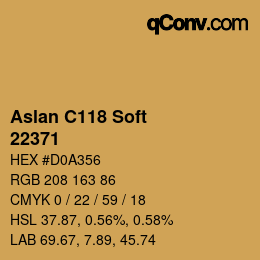カラーコード: Aslan C118 Soft - 22371 | qconv.com