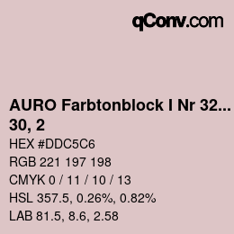 Farbcode: AURO Farbtonblock I Nr 321+330 - 30, 2 | qconv.com