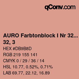 颜色代码: AURO Farbtonblock I Nr 321+330 - 32, 3 | qconv.com