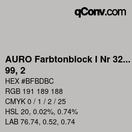 カラーコード: AURO Farbtonblock I Nr 321+330 - 99, 2 | qconv.com