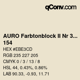 カラーコード: AURO Farbtonblock II Nr 321+330 - 154 | qconv.com