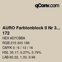 カラーコード: AURO Farbtonblock II Nr 321+330 - 172 | qconv.com