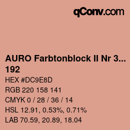 カラーコード: AURO Farbtonblock II Nr 321+330 - 192 | qconv.com