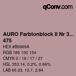 カラーコード: AURO Farbtonblock II Nr 321+330 - 475 | qconv.com