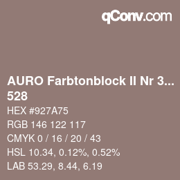 カラーコード: AURO Farbtonblock II Nr 321+330 - 528 | qconv.com