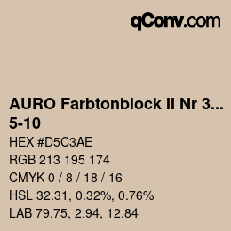 カラーコード: AURO Farbtonblock II Nr 321+330 - 5-10 | qconv.com