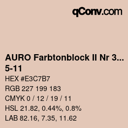 カラーコード: AURO Farbtonblock II Nr 321+330 - 5-11 | qconv.com