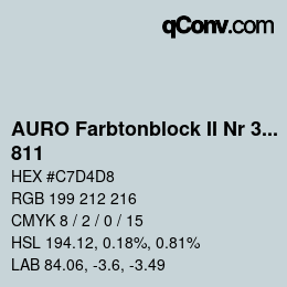 カラーコード: AURO Farbtonblock II Nr 321+330 - 811 | qconv.com