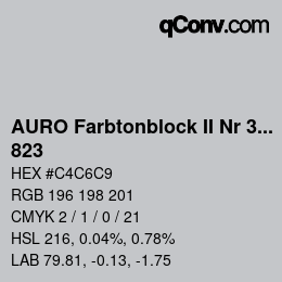 カラーコード: AURO Farbtonblock II Nr 321+330 - 823 | qconv.com