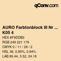 カラーコード: AURO Farbtonblock III Nr 344+350 - K05 4 | qconv.com