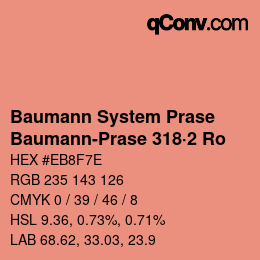 Código de color: Baumann System Prase - Baumann-Prase 318·2 Ro | qconv.com