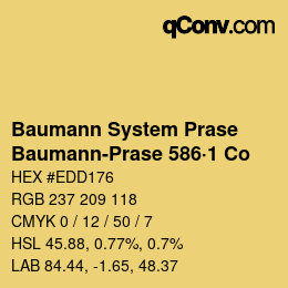 Farbcode: Baumann System Prase - Baumann-Prase 586·1 Co | qconv.com