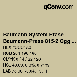 Código de color: Baumann System Prase - Baumann-Prase 815·2 Cgg 6 | qconv.com