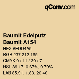 カラーコード: Baumit Edelputz - Baumit A154 | qconv.com