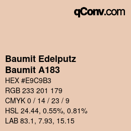 カラーコード: Baumit Edelputz - Baumit A183 | qconv.com