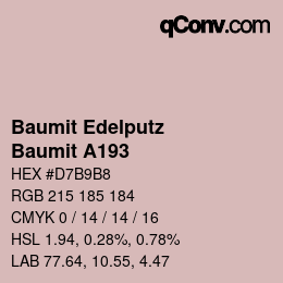 カラーコード: Baumit Edelputz - Baumit A193 | qconv.com