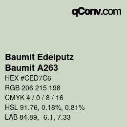 カラーコード: Baumit Edelputz - Baumit A263 | qconv.com