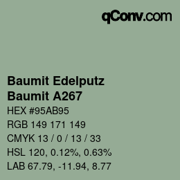 カラーコード: Baumit Edelputz - Baumit A267 | qconv.com