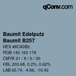 カラーコード: Baumit Edelputz - Baumit B257 | qconv.com