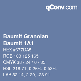 Farbcode: Baumit Granolan - Baumit 1A1 | qconv.com