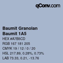 Farbcode: Baumit Granolan - Baumit 1A5 | qconv.com