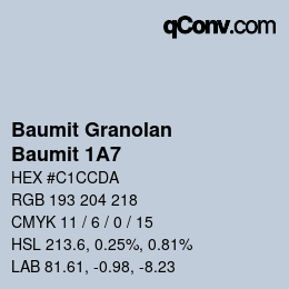 Farbcode: Baumit Granolan - Baumit 1A7 | qconv.com