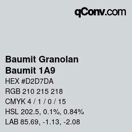 Farbcode: Baumit Granolan - Baumit 1A9 | qconv.com